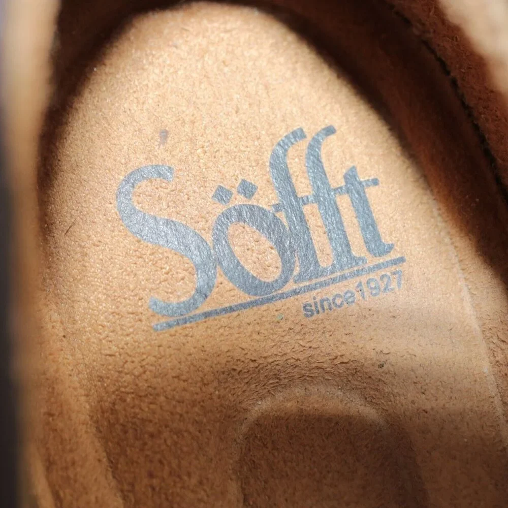 Sofft Women's Velina Boot Size‎ 8.5 Gray Taupe Suede Shootie Ankle Pump Low Heel